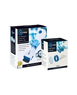 Aspiratore Pidocchi E Uova Licetec V-comb + 4 Filtri Di Cattura Monouso + 1 Pettine
