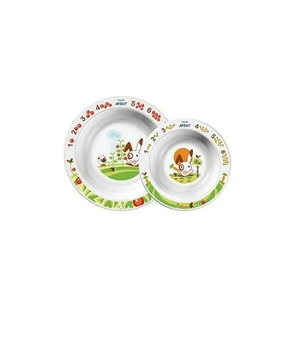 Avent Set 2 Piatti Fondi 6 Mesi+ 1 Avent Set 2 Piatti Fondi 6 Mesi+