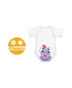 Body 0/36m Bio Cotton 4season Ippopotamo J Bimbi