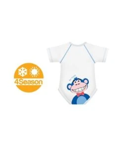 Body 0/36m Bio Cotton 4season Scimmia J Bimbi