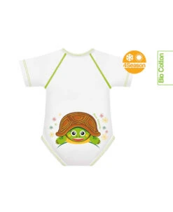 Body 0-36m Bio Cotton 4season Slow Friends Tartaruga
