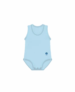 Body 0-36m Bio Cotton Summer Azzurro