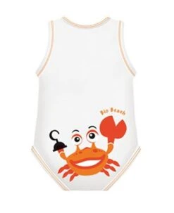 Body 0/36m Bio Cotton Summer Beach Granchio J Bimbi