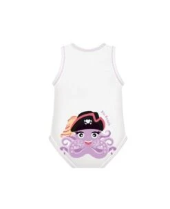 Body 0/36m Bio Cotton Summer Beach Piovra J Bimbi