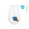 Body 0/36m Bio Cotton Summer Sealife Pesce Azzurro J Bimbi