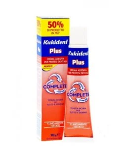 Kukident Plus Complete Crema Adesiva Per Protesi Dentarie 70 G