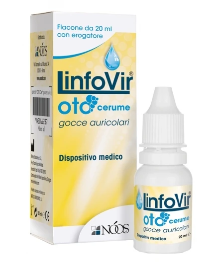 Linfovir Oto Cerume Gocce Auricolari 20 Ml 1 Linfovir Oto Cerume Gocce Auricolari 20 Ml