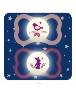 Mam Air Night Succhietto 16+ Mesi Silicone Doppio Femmina