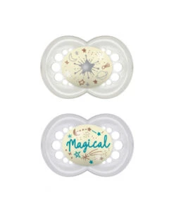 Mam Night Succhietto 6+ Mesi Silicone Doppio Neutro