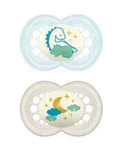 Mam Original 6+ Silicone Confezione Doppia Maschio