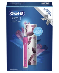 Oral B Oralb Pro1 Rosa Cross Action Spazzolino Elettrico 3d White Rosa