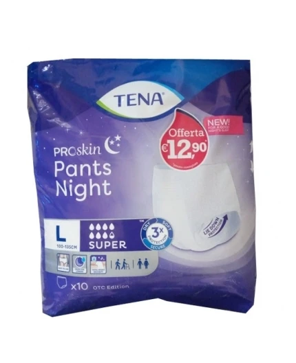 Pannolone Pull Up Notte Tena Pants Night "Taglia L" 10 Pezzi 1 Pannolone Pull Up Notte Tena Pants Night "Taglia L" 10 Pezzi