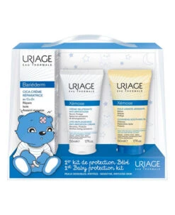 URIAGE Premier Kit Protezione Bebe' Bariederm Cica-crema 40 Ml + Xemose Crema 50 Ml + Xemose Olio Lavante 50 Ml