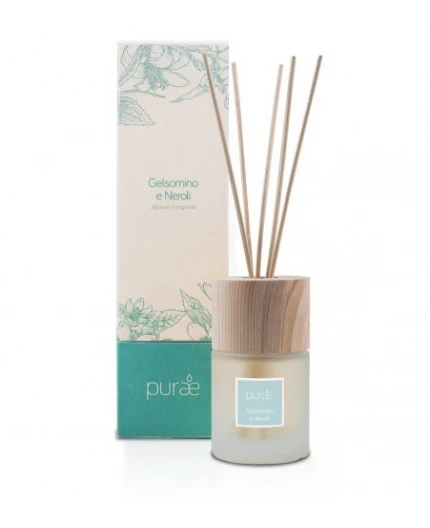 Purae Diffusore Bastoncini 100 Ml Gelsomino E Neroli 1 Purae Diffusore Bastoncini 100 Ml Gelsomino E Neroli