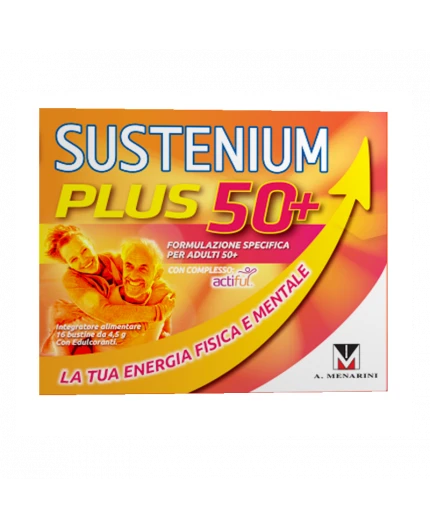 Menarini Sustenium Plus 50+ 16 Bustine 1 Menarini Sustenium Plus 50+ 16 Bustine