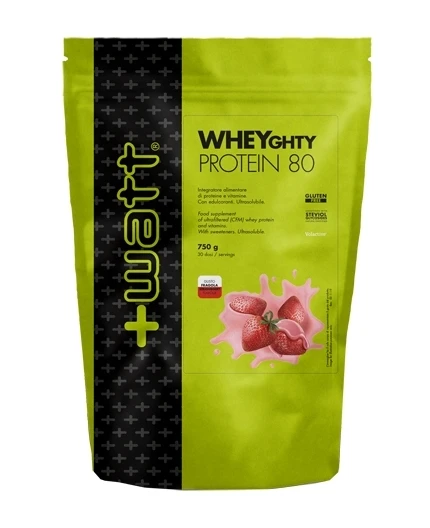 Wheyghty Protein 80 Fragola Doypack 750 G 1 Wheyghty Protein 80 Fragola Doypack 750 G